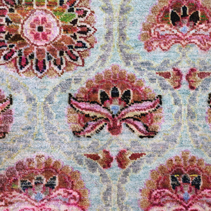 Image for Multicolored Alchemy Traditional Silk Rug - 8'10" x 12'4"