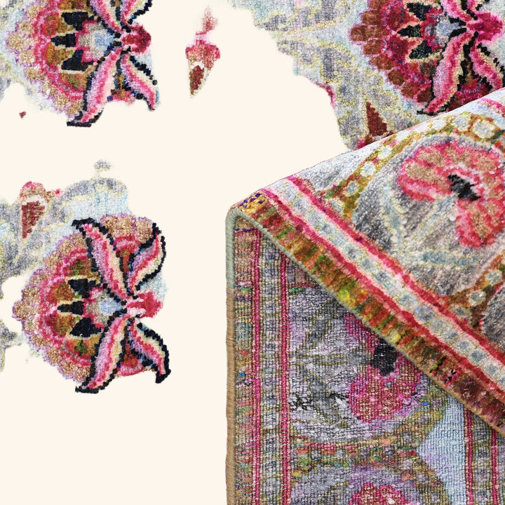 Image for Multicolored Alchemy Traditional Silk Rug - 8'10" x 12'4"
