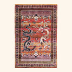 Image for Orange Alchemy Transitional Silk Rug - 5'10" x 9'