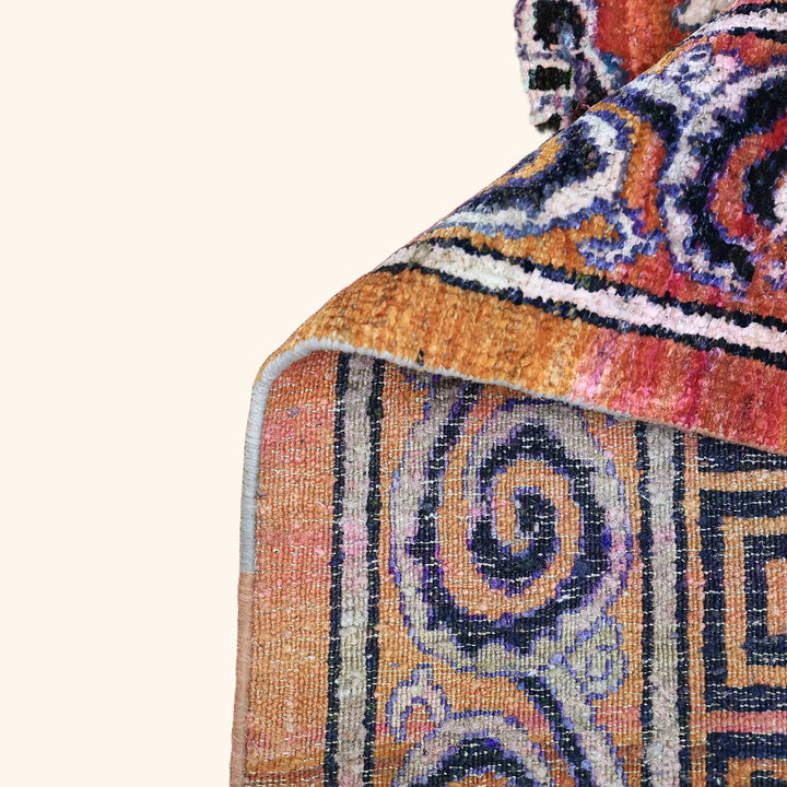 Image for Orange Alchemy Transitional Silk Rug - 5'10" x 9'
