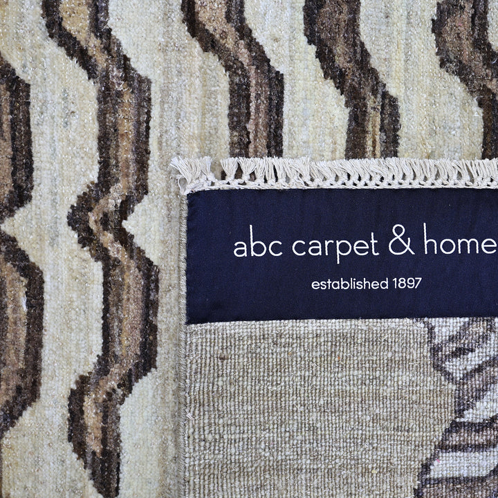 Image for Cream Alchemy Transitional Wool Rug - 4'2" x 6'1"