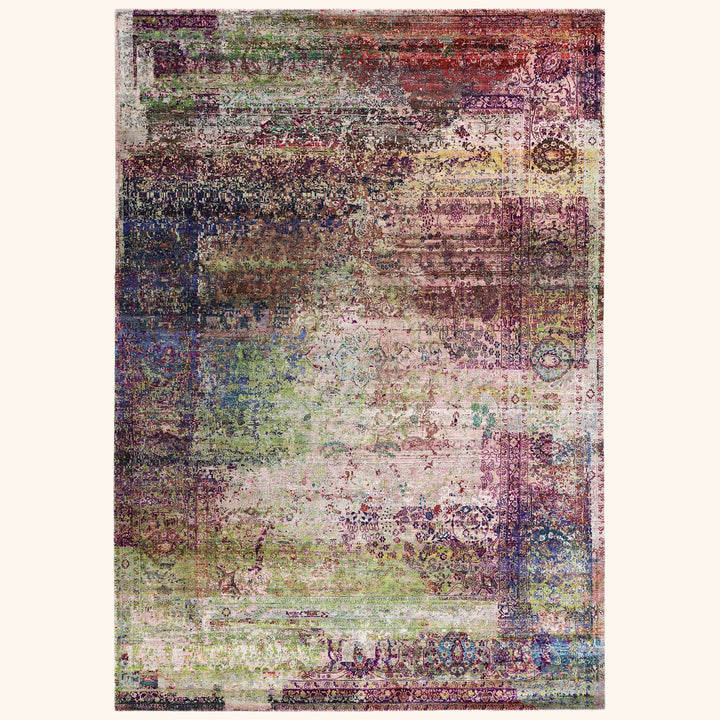 Image for Multicolored Alchemy Transitional Silk Wool Blend Rug - 9'8" x 13'9"