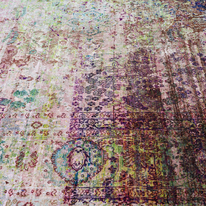 Image for Multicolored Alchemy Transitional Silk Wool Blend Rug - 9'8" x 13'9"