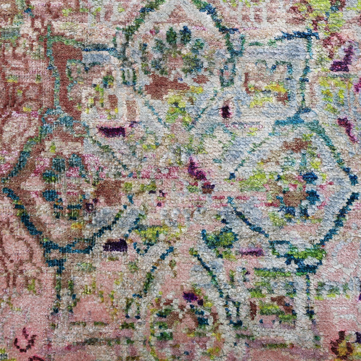 Image for Multicolored Alchemy Transitional Silk Wool Blend Rug - 9'8" x 13'9"