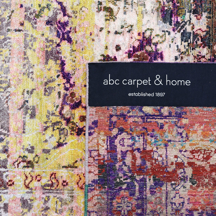 Image for Multicolored Alchemy Transitional Silk Wool Blend Rug - 9'8" x 13'9"