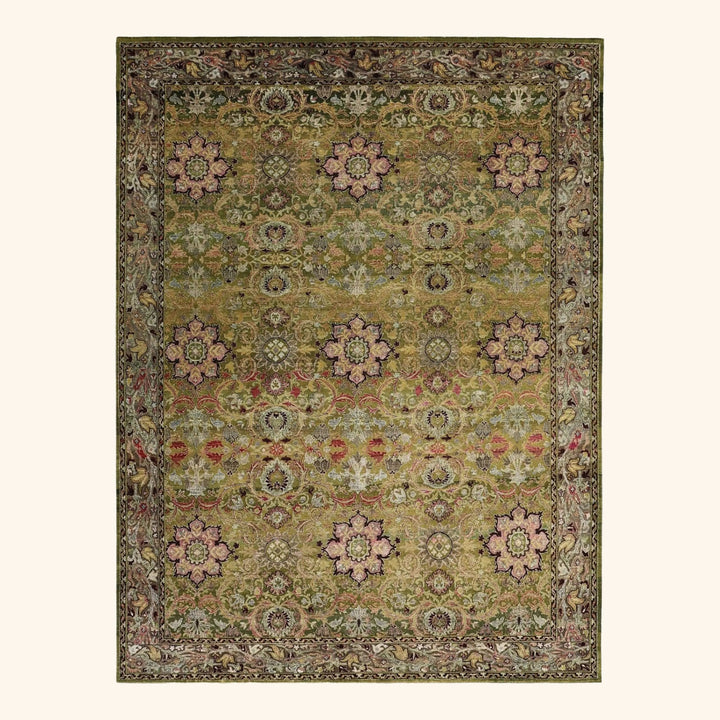 Image for Brown Alchemy Traditional Silk Wool Blend Rug - 8'11" x 11'11"
