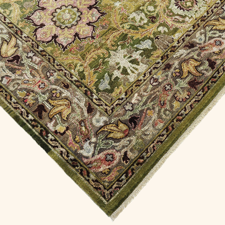 Image for Brown Alchemy Traditional Silk Wool Blend Rug - 8'11" x 11'11"