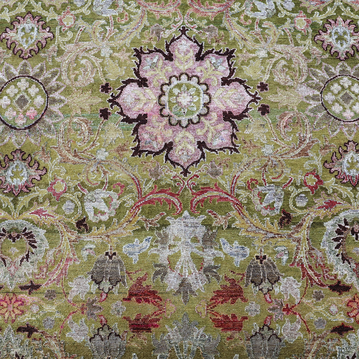 Image for Brown Alchemy Traditional Silk Wool Blend Rug - 8'11" x 11'11"