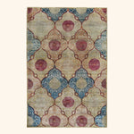 Image for Multicolored Alchemy Transitional Silk Rug - 6'1" x 9'1"