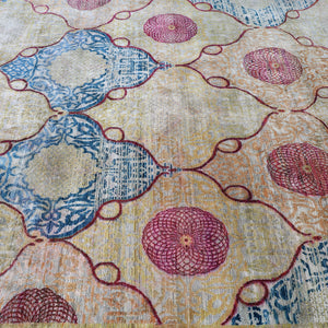 Image for Multicolored Alchemy Transitional Silk Rug - 6'1" x 9'1" - hover