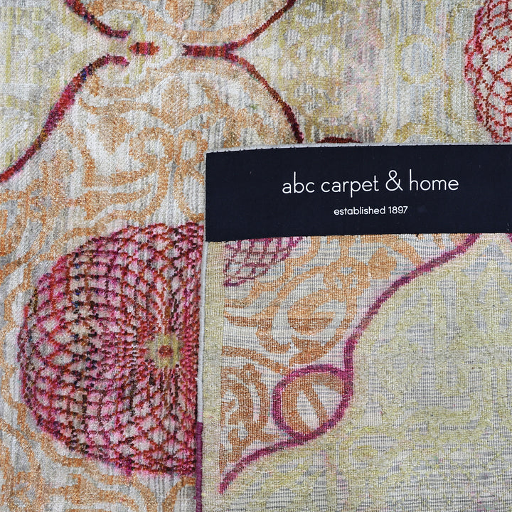 Image for Multicolored Alchemy Transitional Silk Rug - 6'1" x 9'1"