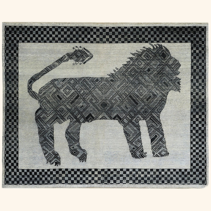 Image for Grey Alchemy Transitional Silk Wool Blend Rug - 4'7" x 5'10"