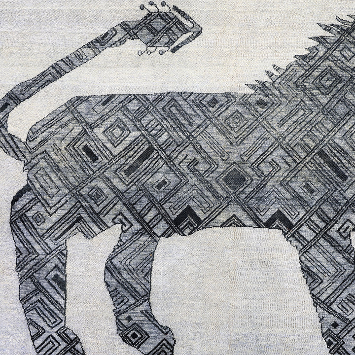 Image for Grey Alchemy Transitional Silk Wool Blend Rug - 4'7" x 5'10"
