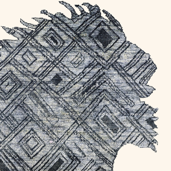 Image for Grey Alchemy Transitional Silk Wool Blend Rug - 4'7" x 5'10"