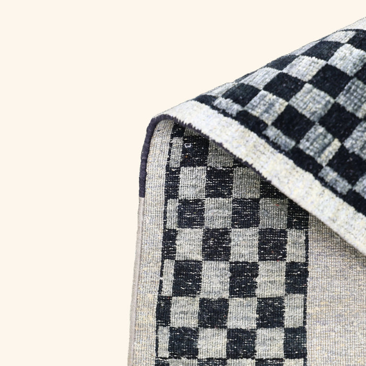 Image for Grey Alchemy Transitional Silk Wool Blend Rug - 4'7" x 5'10"