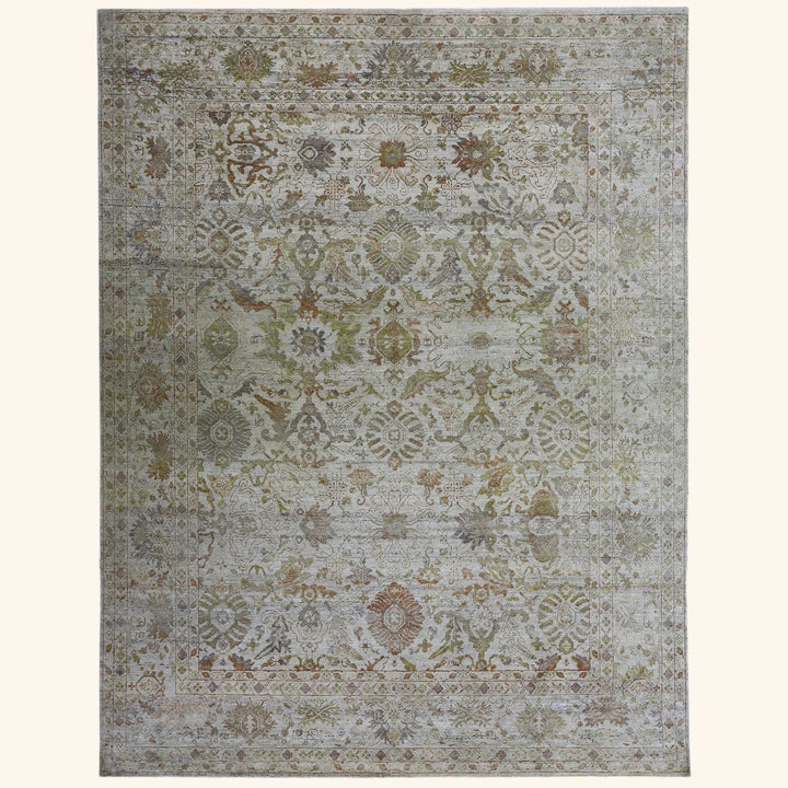 Image for Multicolored Alchemy Transitional Silk Rug - 11'8" x 15'7"