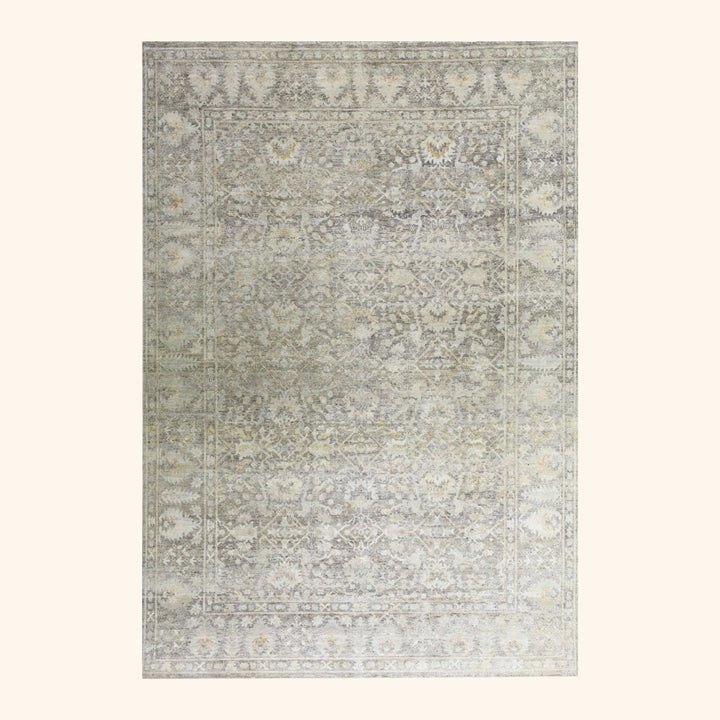 Image for Cream Alchemy Traditional Silk Rug - 10' x 14'6"