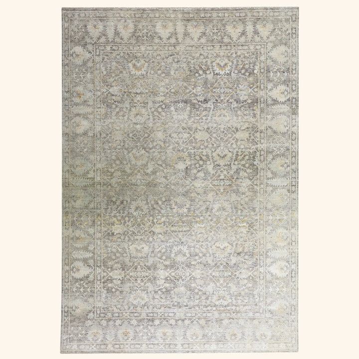 Image for Cream Alchemy Traditional Silk Rug - 10' x 14'6"