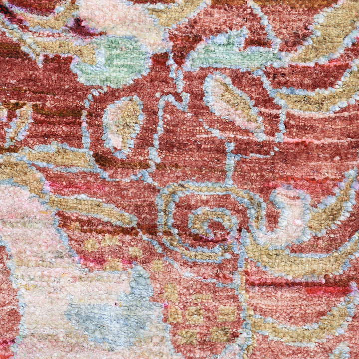 Image for Red Alchemy Transitional Silk Rug - 3'1" x 4'11"