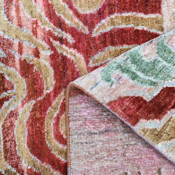 Image for Red Alchemy Transitional Silk Rug - 3'1" x 4'11"