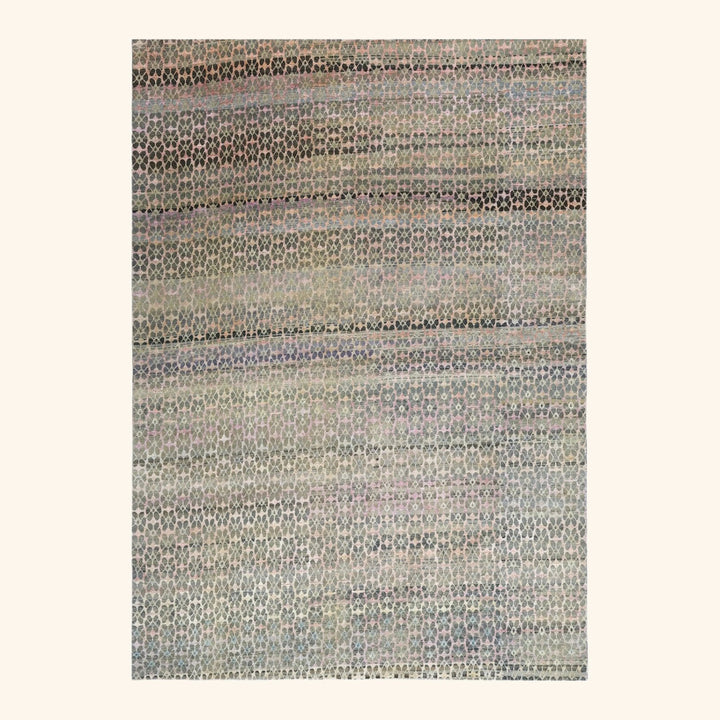 Image for Grey Alchemy Transitional Silk Wool Blend Rug - 7' x 10'