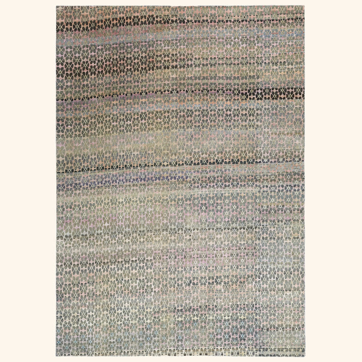 Image for Grey Alchemy Transitional Silk Wool Blend Rug - 7' x 10'