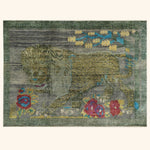 Image for Grey Alchemy Transitional Silk Wool Blend Rug - 4'4" x 6'