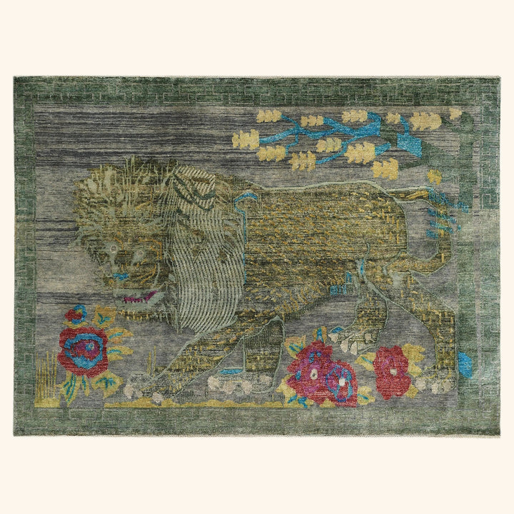 Image for Grey Alchemy Transitional Silk Wool Blend Rug - 4'4" x 6'