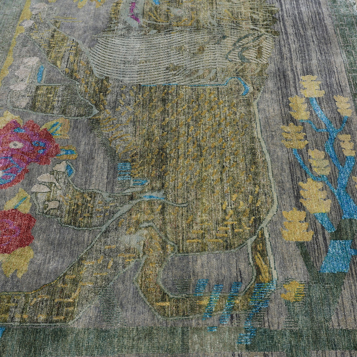 Image for Grey Alchemy Transitional Silk Wool Blend Rug - 4'4" x 6'