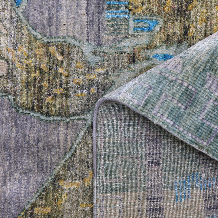 Image for Grey Alchemy Transitional Silk Wool Blend Rug - 4'4" x 6'