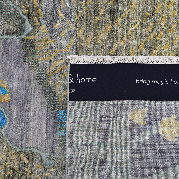 Image for Grey Alchemy Transitional Silk Wool Blend Rug - 4'4" x 6'