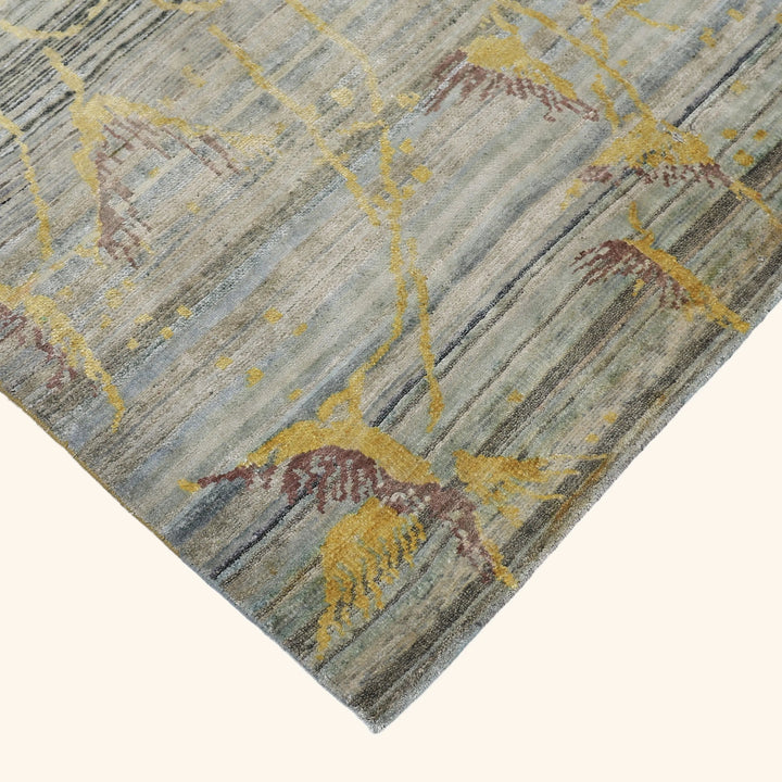 Image for Blue Alchemy Transitional Silk Rug - 9'11" x 10'3"