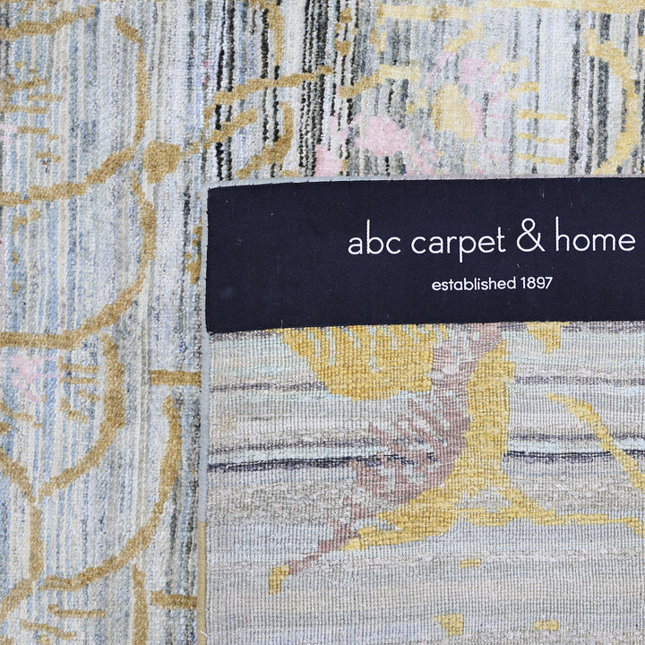 Image for Blue Alchemy Transitional Silk Rug - 9'11" x 10'3"