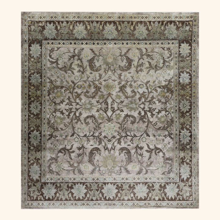 Image for Lilac Alchemy Traditional Silk Rug - 7'9" x 8'9"