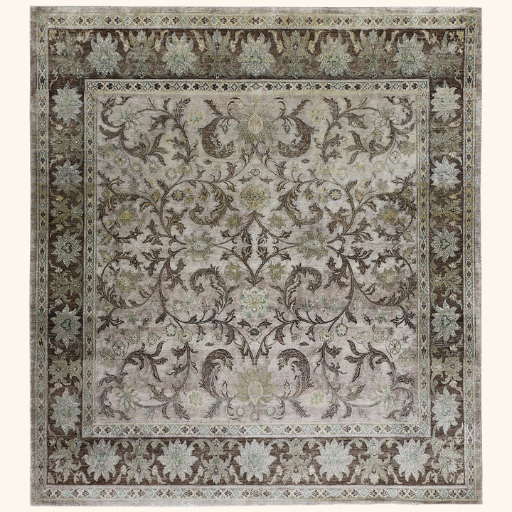 Image for Lilac Alchemy Traditional Silk Rug - 7'9" x 8'9"
