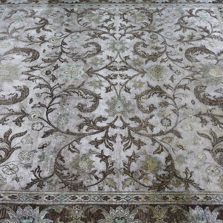 Image for Lilac Alchemy Traditional Silk Rug - 7'9" x 8'9"