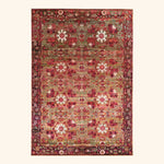 Image for Red & Brown Alchemy Traditional Silk Wool Blend Rug - 9'10" x 14'2"