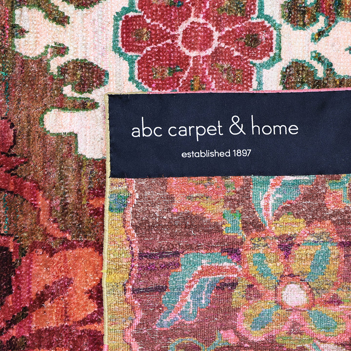 Image for Red & Brown Alchemy Traditional Silk Rug - 9'10" x 14'2"
