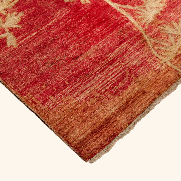 Multicolored Transitional Silk Rug - 8' x 10'