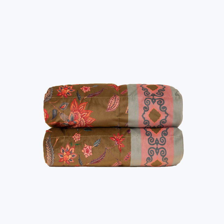 Image for Jodphur Bloom Quilt Olive