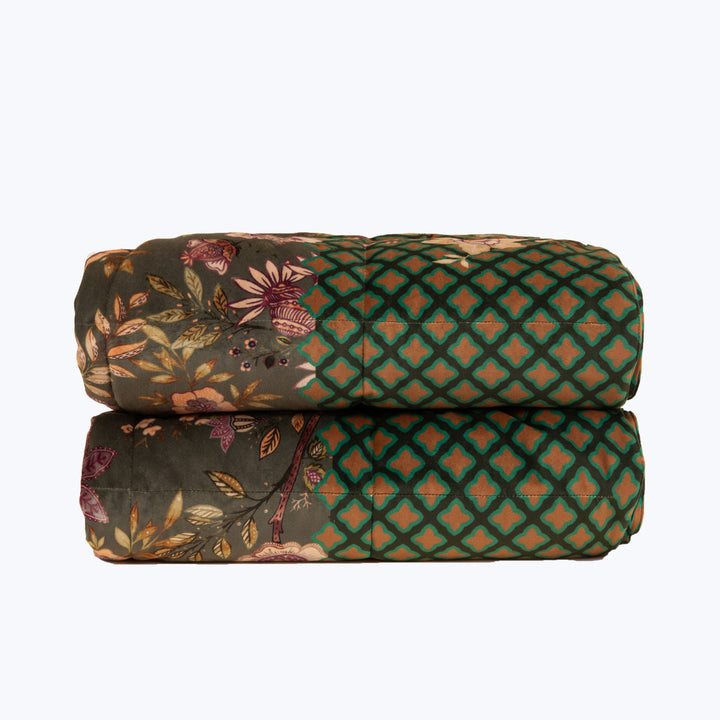 Image for Floreal World Quilt Green