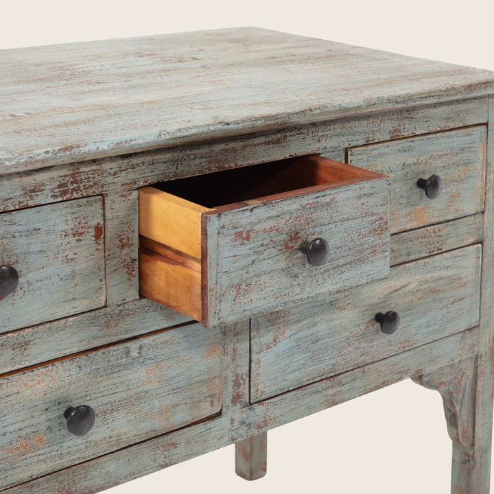 Vintage Distressed Small Credenza