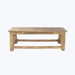 Vintage Yellow Bench