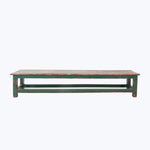 Vintage Green Chippy Bench