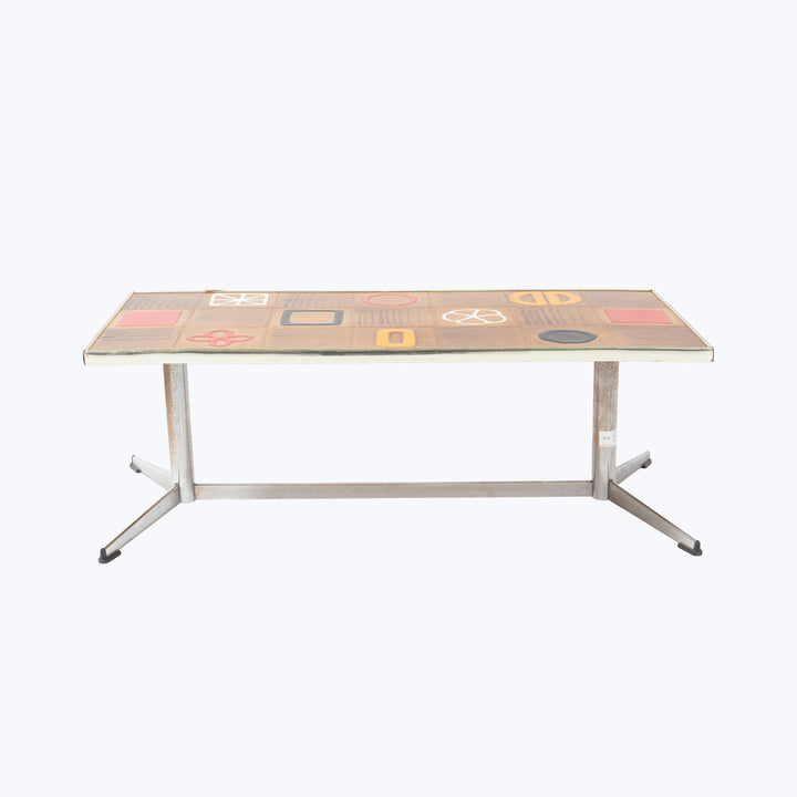 Mid Century Tiled Coffee Table