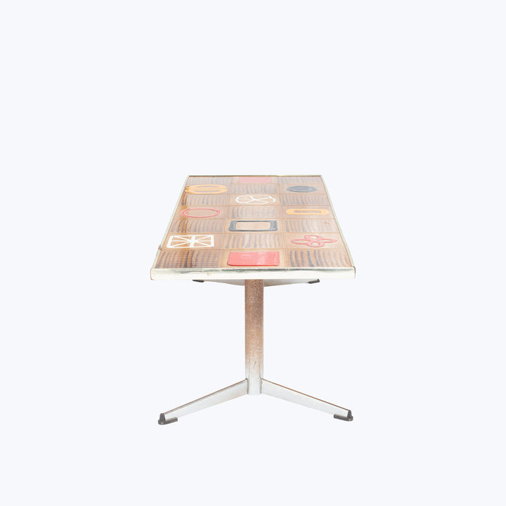 Mid Century Tiled Coffee Table
