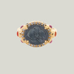 Image for WAITEMATĀ: Orchid Gemstone Signet Ring