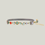 Image for MOUNT EDEN: Sapphire, Tourmaline, Opal and Diamond Cluster Bangle
