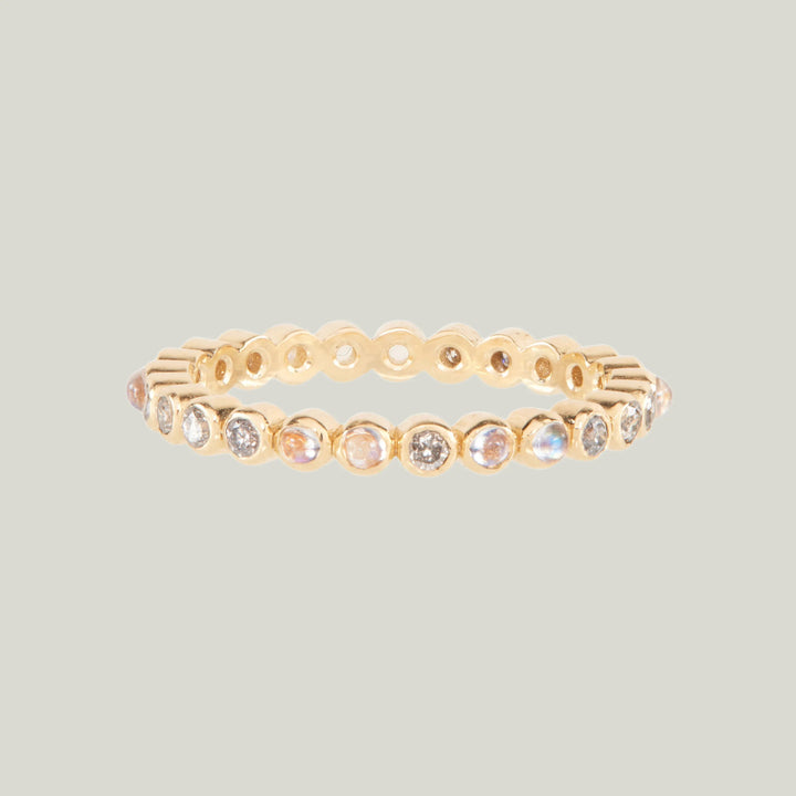 Image for BATTERSEA: Diamond and Moonstone Ring