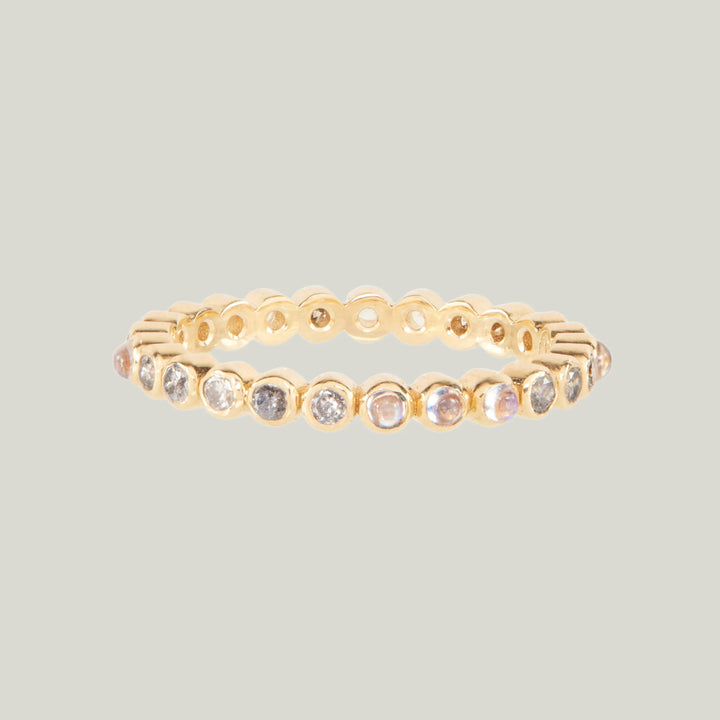 Image for BATTERSEA: Diamond and Moonstone Ring